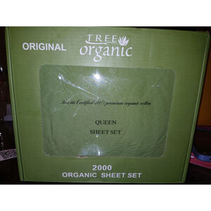Tree Organic 2000 Series 4 piece Sheet Set Premium